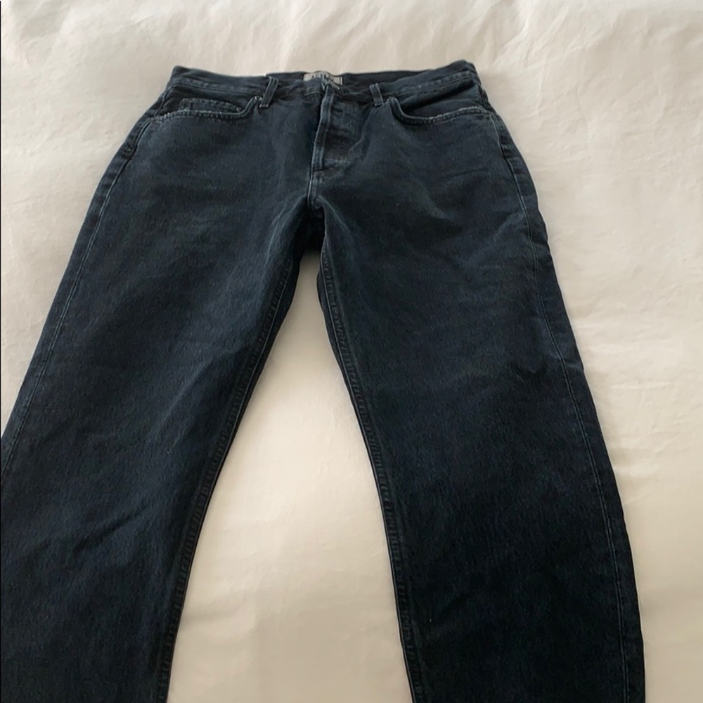 COPY - AGOLDE Riley Hi Rise Straight Crop - Never…